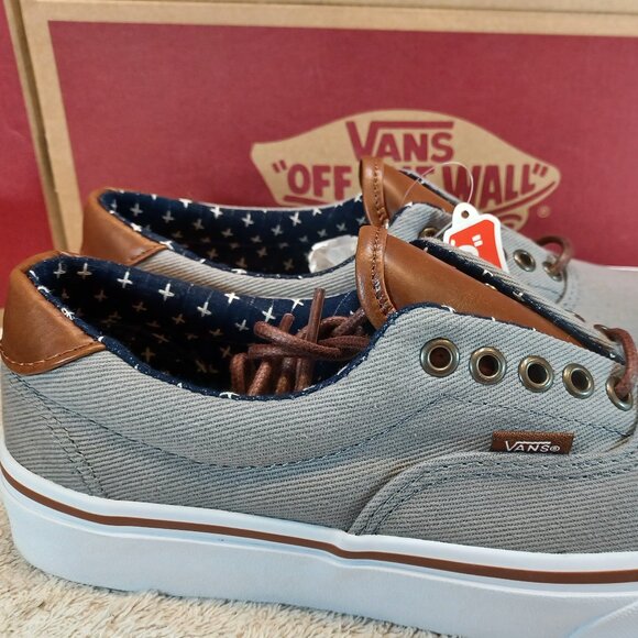 Vans Men's 7/Women's 8.5 Era 59 T&L Frost Gray/Plus VN000ZMSH0K - Picture 11 of 14